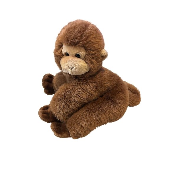 Vintage Gund Plush Monkey 1985 13" Brown Stuffed Animal Toy - Picture 1 of 4